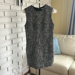 Abercrombie & Fitch tweed high neck mini dress